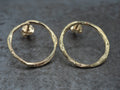 Liquid circles gold filled