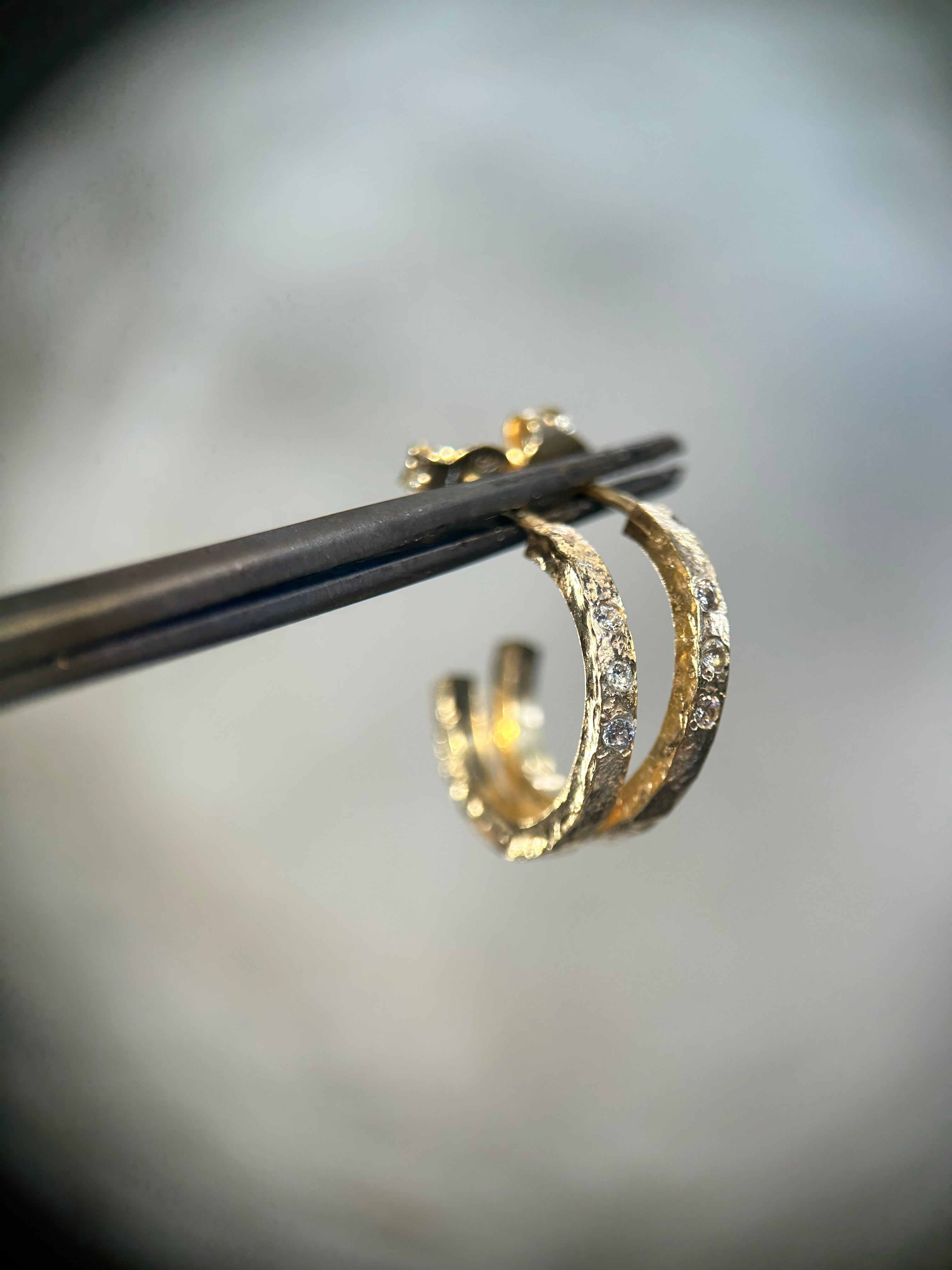 Meteora I little hoops - gold filled