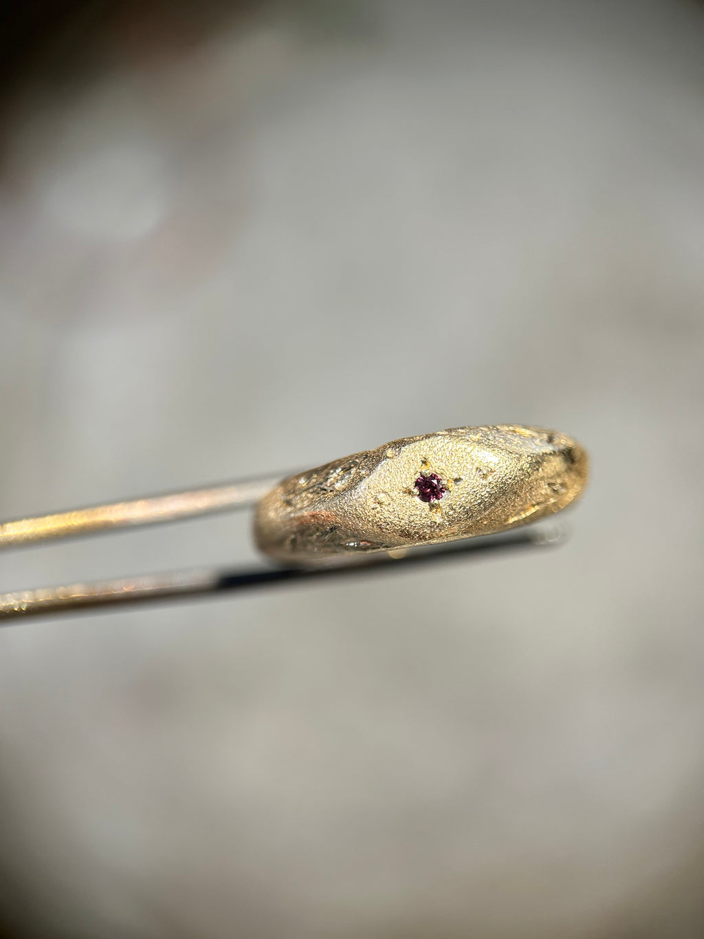 Nature Signet - gold filled