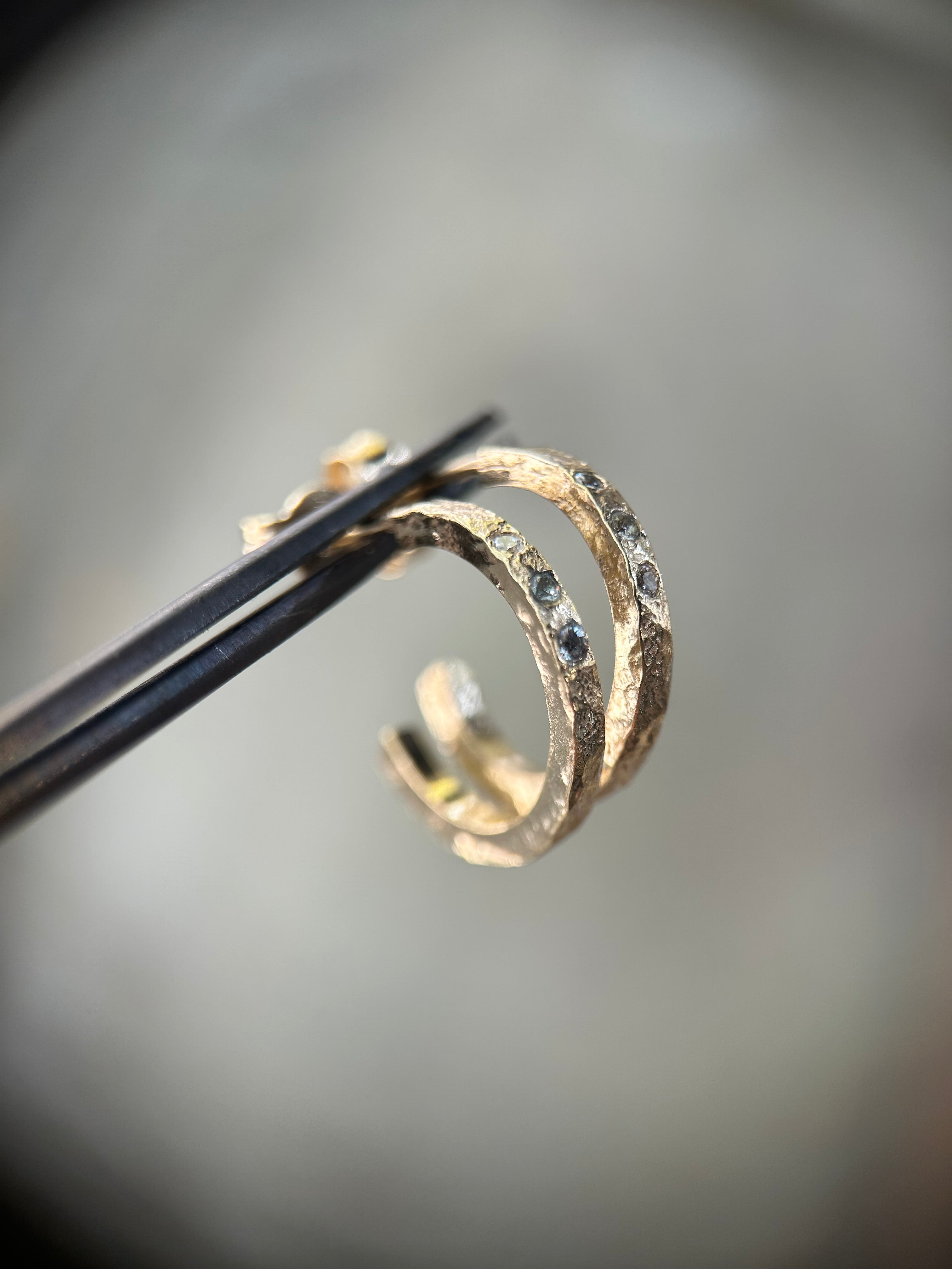 Meteora I little hoops - gold filled
