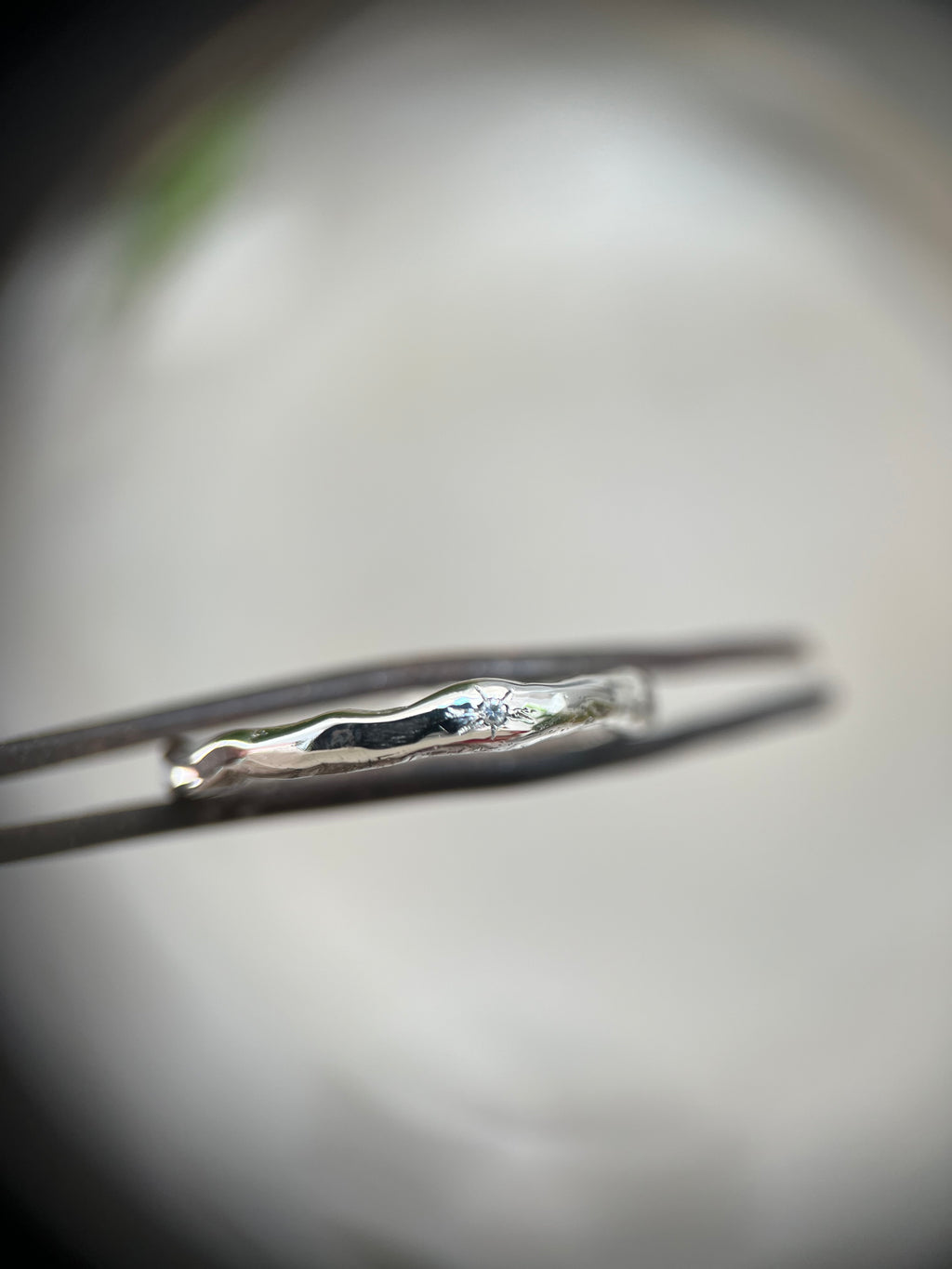 Organica diamond ring