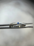 Contemporary -Sterling Silver Sapphire - Ice effect