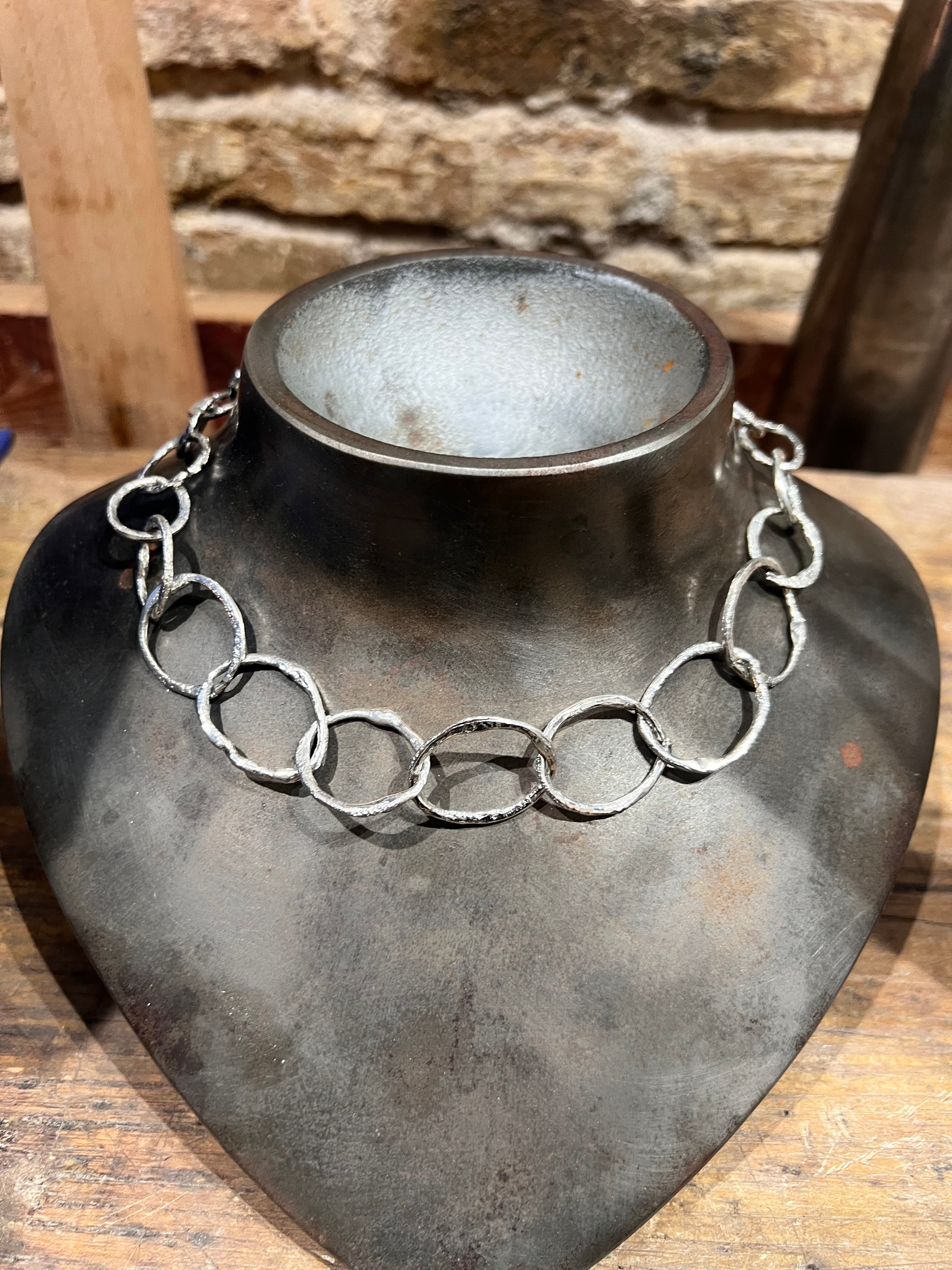 Hammered Chain necklace
