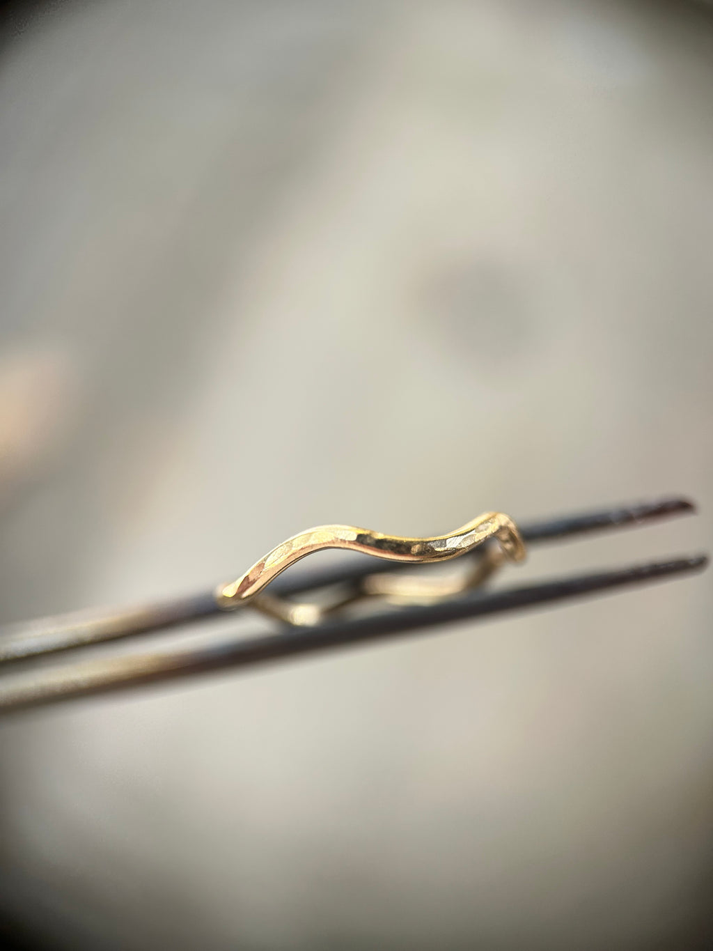 Simple I - gold filled