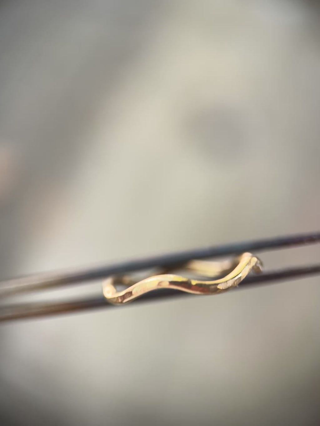 Simple I - gold filled